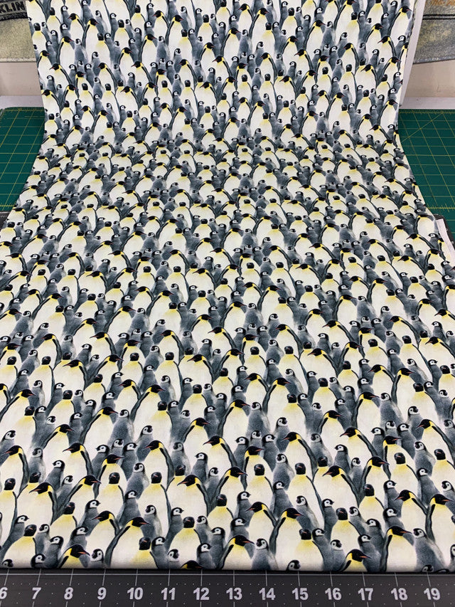 Penguin fabric CD1695 Penguins cotton fabric