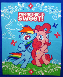 My Little Pony quilt panel MLP Fabric Rainbow Dash Pinkie Pie fabric