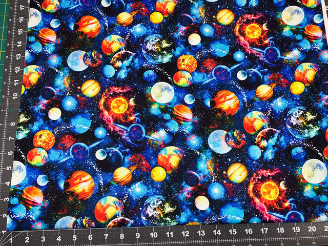 Space fabric CD8233 Planet cotton fabric Galaxy