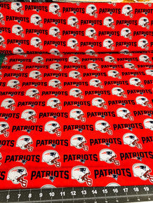 New England Patriots fabric 6467 D Red NFL Fabric Patriot fabric