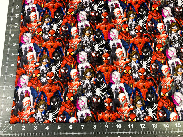 Marvel Friends and Spiderman fabric