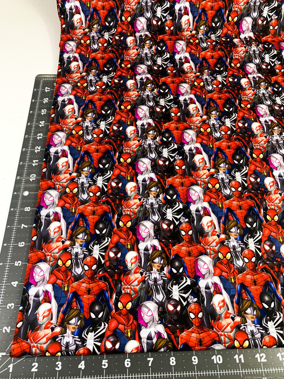 Marvel Friends and Spiderman fabric